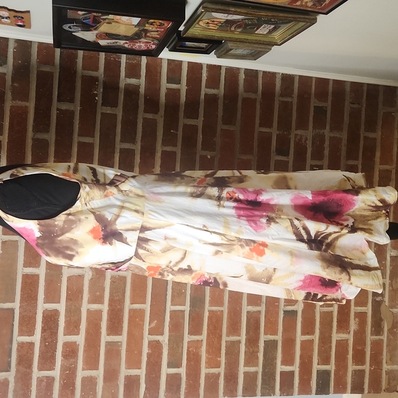 Talbots Watercolor Floral Sleeveless Dress, Sizr 12 - Picture 3 of 7